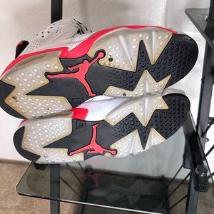 Air Jordan 6 Retro Infrared white size 12